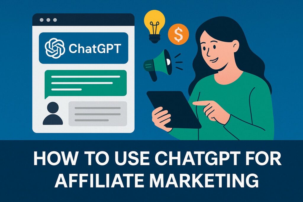 How to use ChatGPT for affiliate marketing to generate content ideas and automate writing tasks"